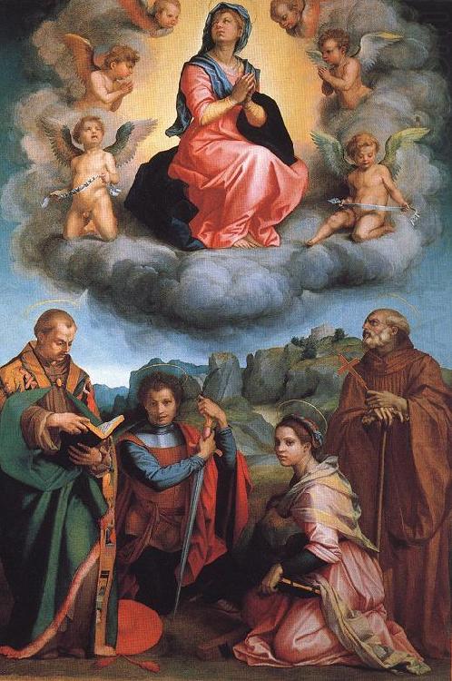 Virgin with Four Saints, Andrea del Sarto
